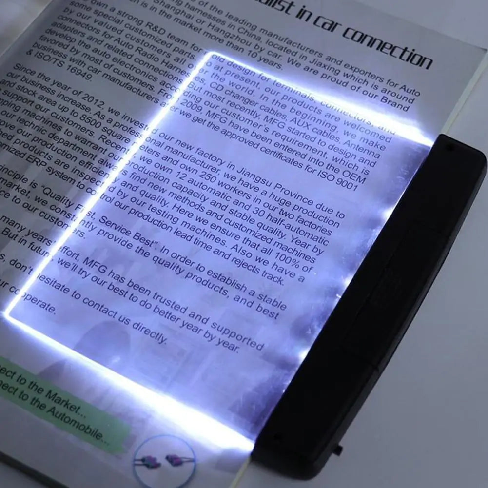 Multifunctional Flat Reading Light