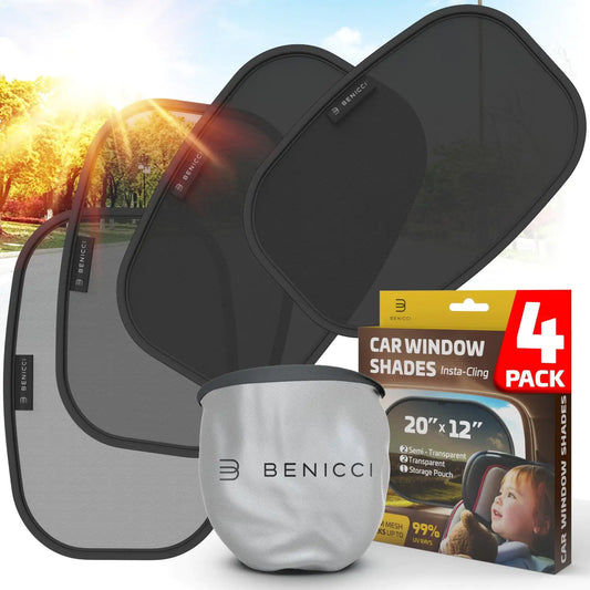 Car Window Sun Shade - Pack of 4